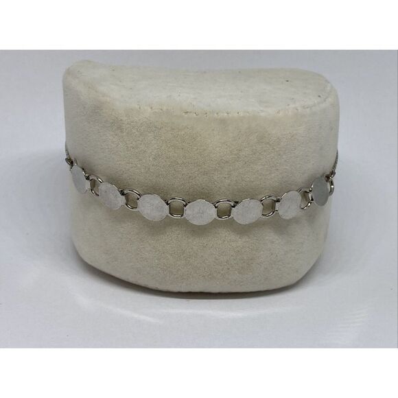 Charter Club Silver-Tone Circle Slider Bracelet MSRP $34.50 CP668 - Picture 1 of 3